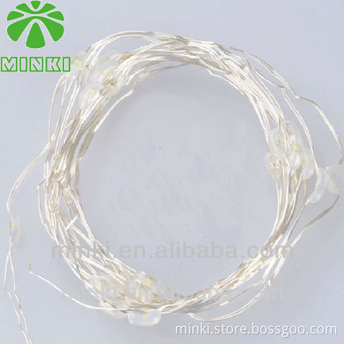 Minki 1-10 M Silver or Copper Battery Support Christmas LED String Light